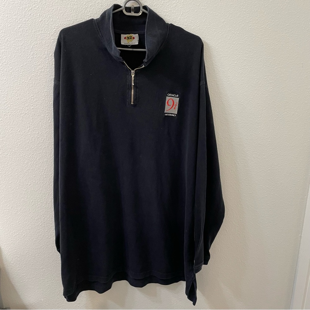Oracle quarter zip jacket black 3xl
